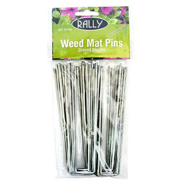 Rally Weed Mat Pins (Ground Staples) 20pcs