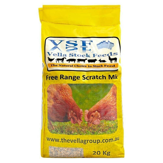 Vella Free Range Scratch Mix 20Kg
