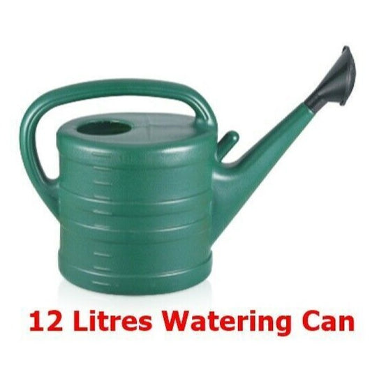 Watering Can 12 Litre Large Plastic Flower Plant Sprink