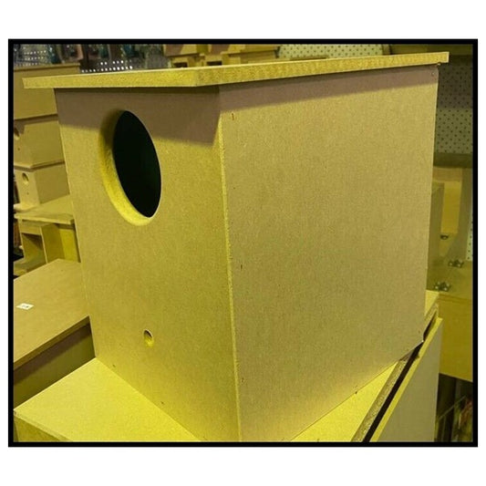 Wooden Nesting Box- for Finch Nest Box - Medium size Parrot- 30 x 28 x 30